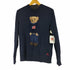 ポロバイラルフローレン Polo by RALPH LAUREN ポロベア クルーネックコットンニット メンズ import:XS