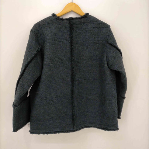 ビューティーアンドユースユナイテッドアローズ BEAUTY & YOUTH UNITED ARROWS コットンツイード ノーカラー ジャケット レディース JPN:S
