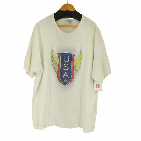 ナイキ NIKE 90s MADE IN USA フロントUSAプリント S/S Tシャツ メンズ import:XL