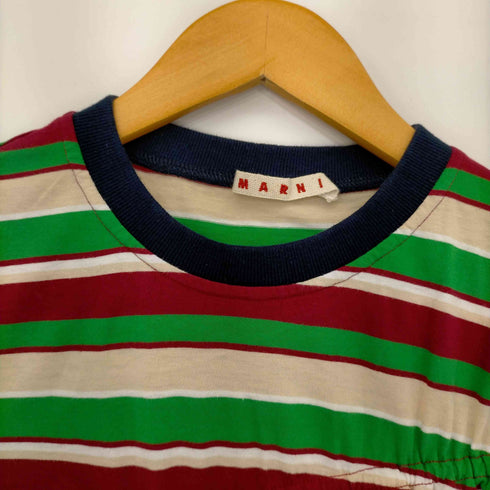 マルニ MARNI フリルデザイン ボーダーTシャツ レディース 14