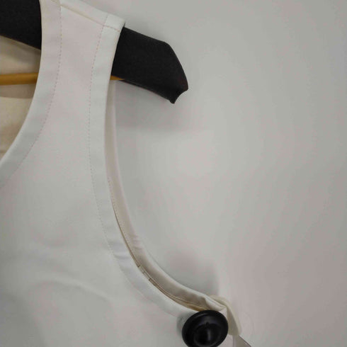 コムデギャルソンオムプリュス COMME des GARCONS HOMME PLUS 18AW フェイクレザーカットワークロングベスト エプロン メンズ JPN:L