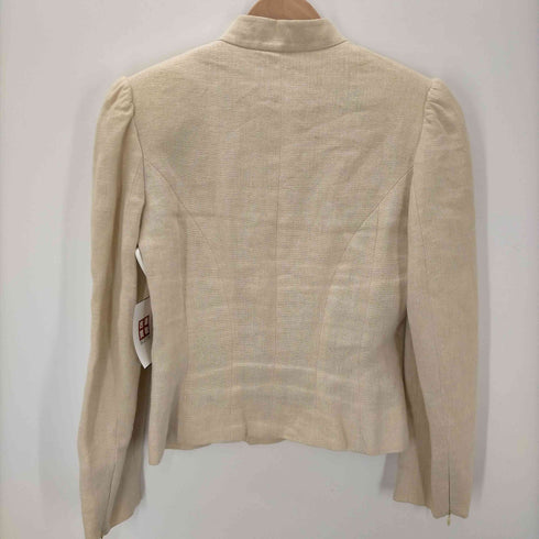 - SPORTMAX イタリア製 リネンジップアップテーラードジャケット レディース JPN:38