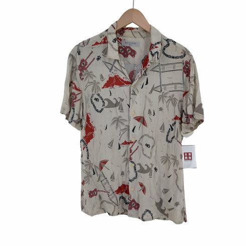 オールセインツ ALLSAINTS レーヨン100 アロハシャツ レディース import:S