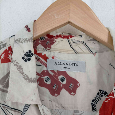 オールセインツ ALLSAINTS レーヨン100 アロハシャツ レディース import:S