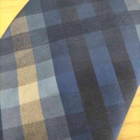 カルバンクライン CALVIN KLEIN チェック柄 シルクネクタイ メンズ