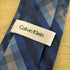 カルバンクライン CALVIN KLEIN チェック柄 シルクネクタイ メンズ