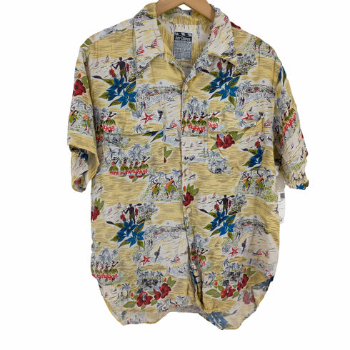 ARY COOPER レーヨン100 開襟 アロハシャツ メンズ import:S