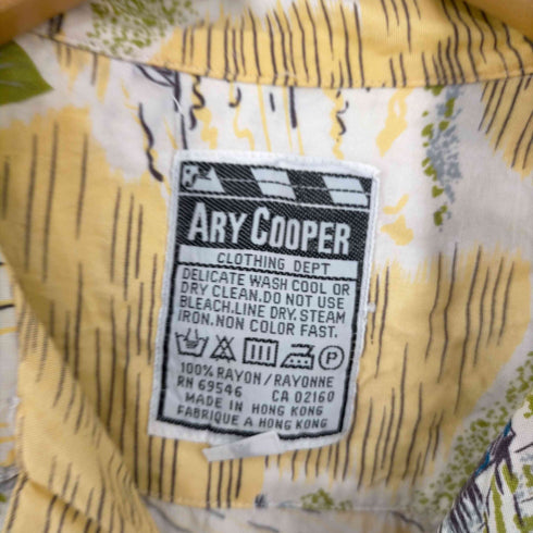 ARY COOPER レーヨン100 開襟 アロハシャツ メンズ import:S
