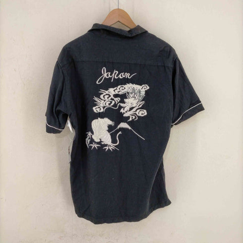 アヴィレックス AVIREX 龍×虎 スカシャツ メンズ JPN:L