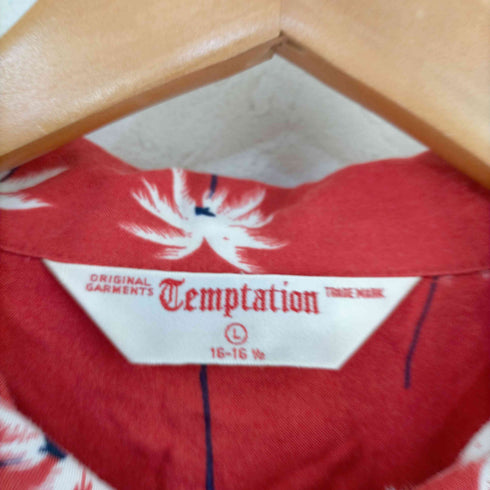 フルギ Cemptation レーヨン100 開襟 アロハシャツ メンズ JPN:L