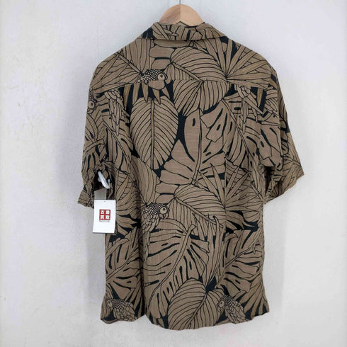 カリビアン Caribbean シルク 開襟 アロハシャツ メンズ import:S