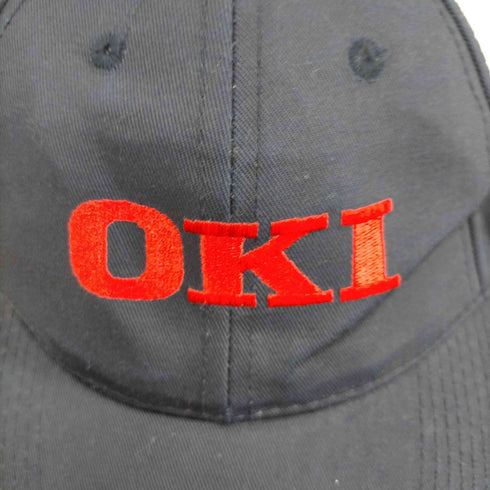 OKI 企業ロゴ刺繍キャップ メンズ