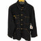 プリズンブルー PRSN BLU ブラックデニムステッチワークカバーオール メンズ import:M
