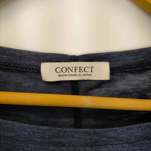 コンフェクト confect 23SS リネン天竺半袖バスクシャツ メンズ JPN:4