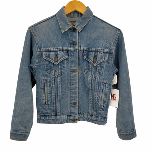 リーバイス Levis 80-90s 37406-0214 5th サイドポケット デニムジャケット トラッカージャケット レディース import:L