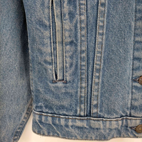 リーバイス Levis 80-90s 37406-0214 5th サイドポケット デニムジャケット トラッカージャケット レディース import:L
