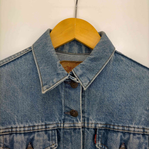 リーバイス Levis 80-90s 37406-0214 5th サイドポケット デニムジャケット トラッカージャケット レディース import:L