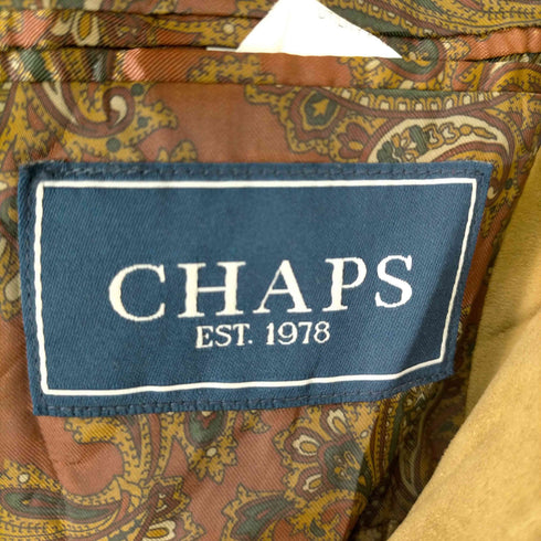 チャップスラルフローレン CHAPS RALPH LAUREN 裏地ペイズリーフェイクスウェードテーラードジャケット メンズ 52L