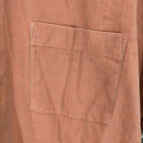 ジェイクルー J.CREW 90-00S 巨人タグ ヘリンボーンシャツ メンズ JPN:L