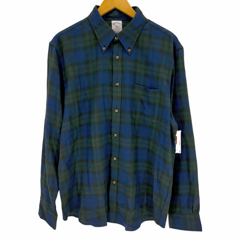 ブルックスブラザーズ BROOKS BROTHERS regular fit ブラックウォッチ ボタンダウンシャツ メンズ JPN:L