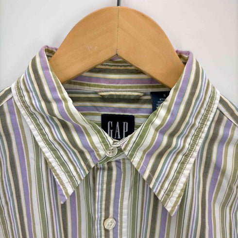 ギャップ Gap OLD マルチストライプシャツ メンズ JPN:S