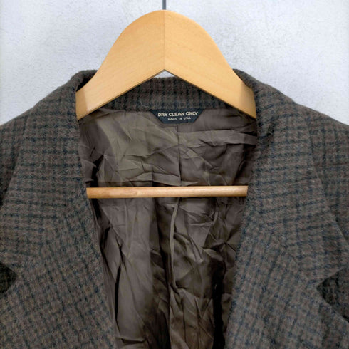 70~80S MADE IN USA CAMEL HAIR チェック柄テーラードジャケット メンズ