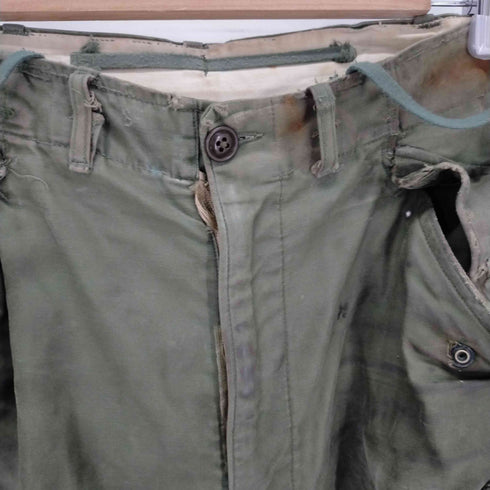 ユーエスアーミー US ARMY 70S M-65 カーゴパンツ TALON ZIP メンズ