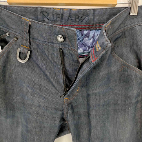 RIELABO 5ポケット ストレートデニムパンツ メンズ 46