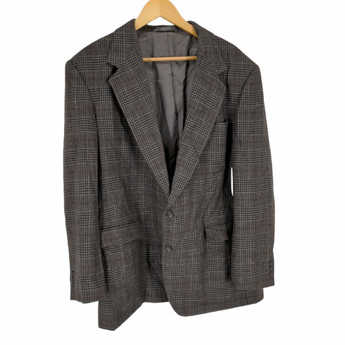 ハガークロージング HAGGAR MADE IN USA ウールツイードテーラードジャケット メンズ