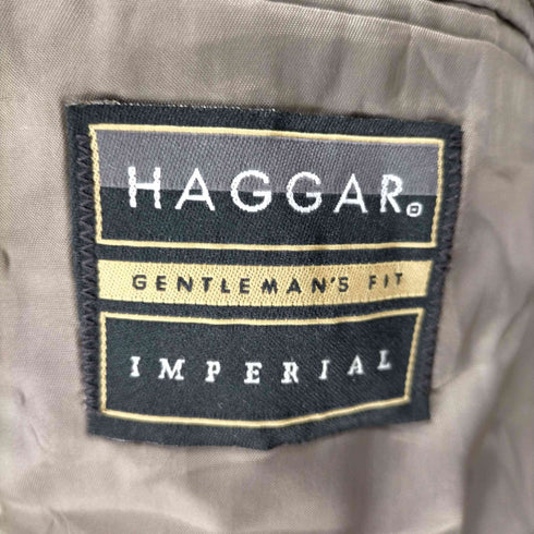 ハガークロージング HAGGAR MADE IN USA ウールツイードテーラードジャケット メンズ
