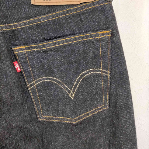 リーバイス Levis メキシコ製 501 先染め ブラックデニムパンツ メンズ 30×30