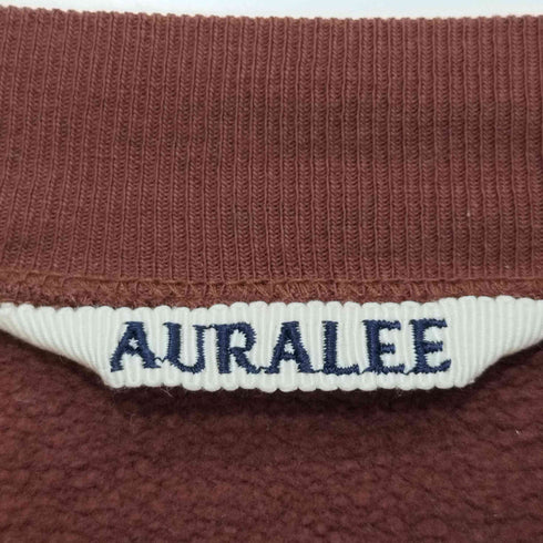 オーラリー AURALEE 裏地フリース クルーネックスウェット メンズ 4
