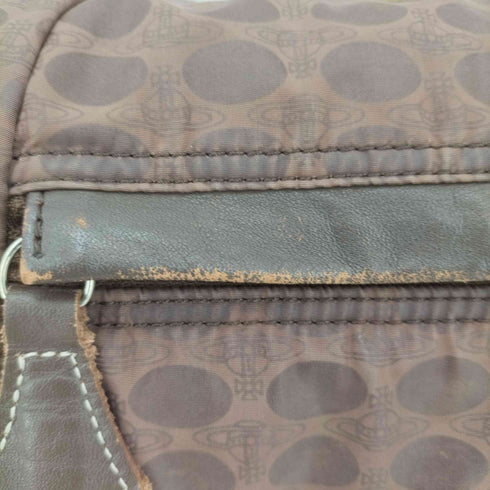 ヴィヴィアンウエストウッド Vivienne Westwood オーブ柄 ロゴデザインショルダーバッグ レディース