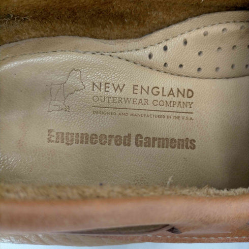 エンジニアードガーメンツ Engineered Garments Brown Mismatched Boat Shoe メンズ 7 1/2