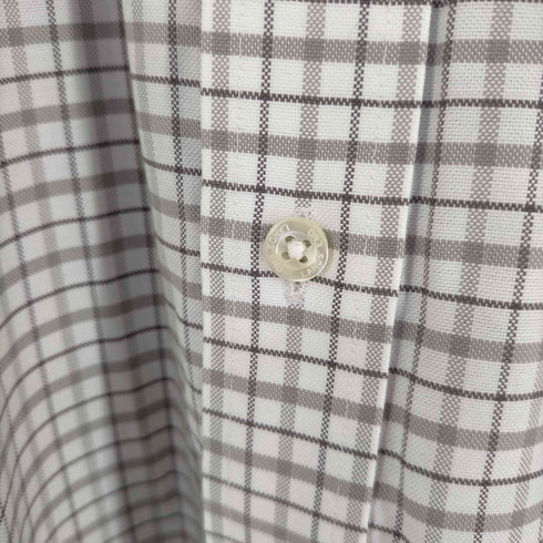 ランズエンド LANDS END SUPIMA OX チェック柄 BDシャツ メンズ 41-82
