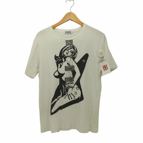 ヒステリックグラマー HYSTERIC GLAMOUR 14SS ギターガールプリントTシャツ メンズ JPN:L