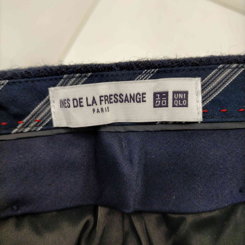 ユニクロイネスドラフレサンジュ UNIQLO INES DE LA FRESSANGE ウールワイドパンツ レディース