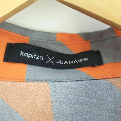 ジーナシス JEANASIS kapitza サスティナブルロングシャツ レディース FREE