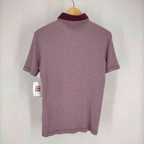 バーバリーブラックレーベル BURBERRY BLACK LABEL ロゴ刺繍ボーダーTシャツ メンズ JPN:2
