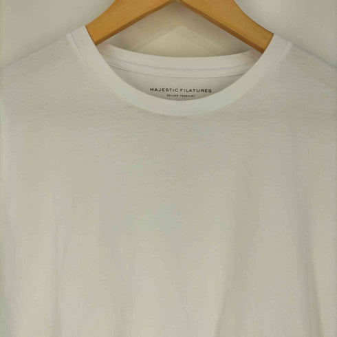 マジェスティックフィラチュール MAJESTIC FILATURES シルクタッチコットンS/S クルーネックTシャツ レディース 1