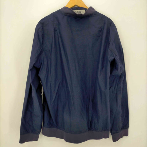 バージズブルック BASISBROEK シルク混 ジップアップブルゾン ダービージャケット メンズ JPN:4