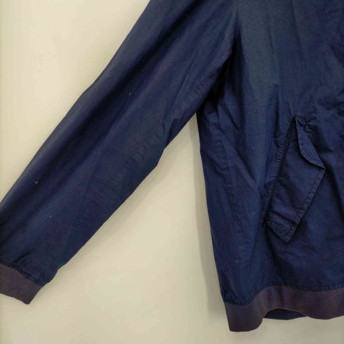 バージズブルック BASISBROEK シルク混 ジップアップブルゾン ダービージャケット メンズ JPN:4