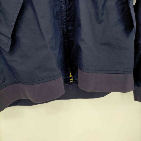 バージズブルック BASISBROEK シルク混 ジップアップブルゾン ダービージャケット メンズ JPN:4