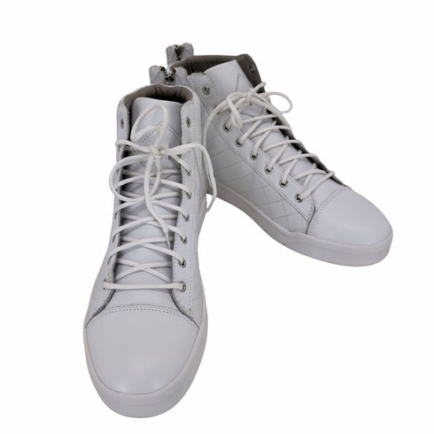 ディーゼル DIESEL レザーキルティングハイカットスニーカー メンズ JPN:28