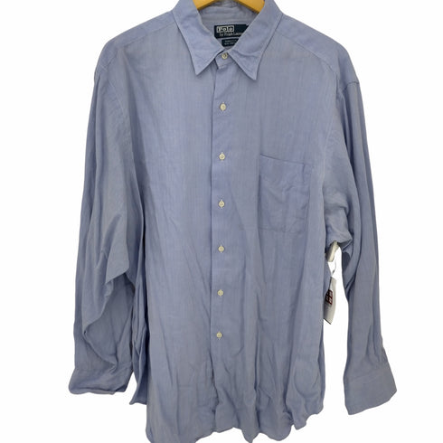 ポロバイラルフローレン Polo by RALPH LAUREN WARWICK ヘリンボーンL/Sシャツ メンズ 18 34/35