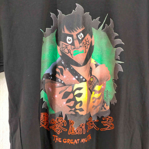 N.J.P.W.. THE GREAT MUTA プロレス クルーネックTシャツ メンズ JPN:L