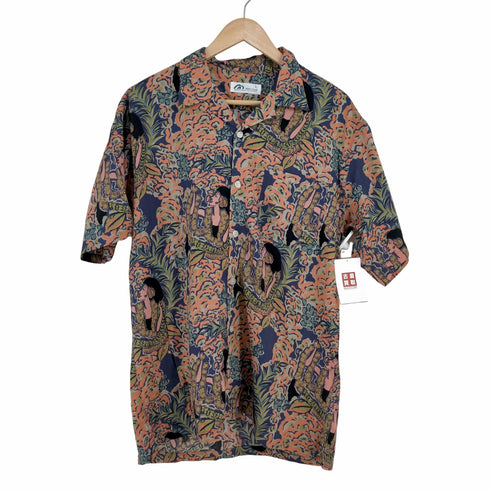 Meriton コットンレーヨン アロハシャツ メンズ JPN:L