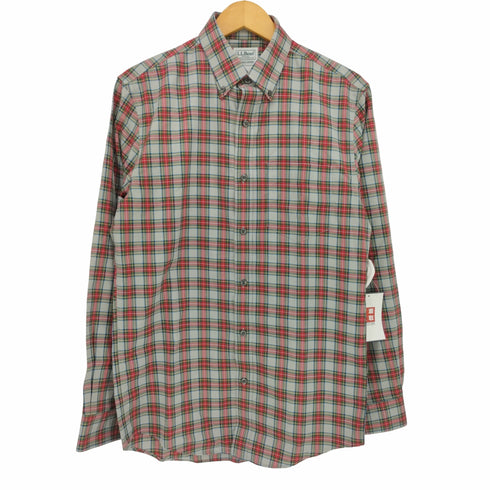 エルエルビーン L.L.Bean SLIGHTLY FITTED L/S ボタンダウン チェック シャツ メンズ import:S