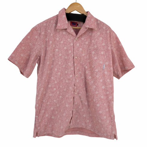 ヘリーハンセン HELLY HANSEN フラワー オープンカラーシャツ メンズ import:L