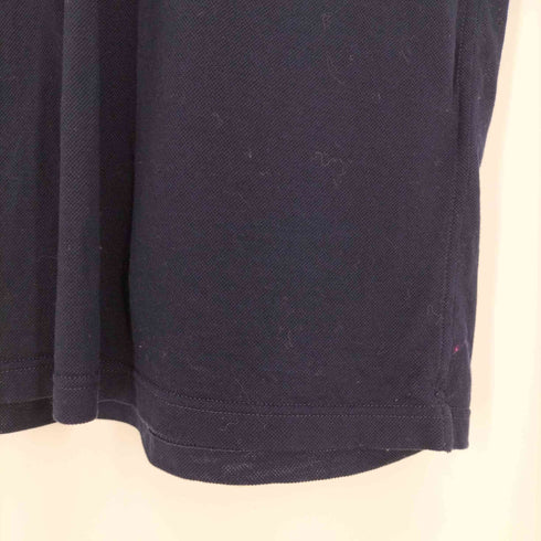 バーバリーロンドン BURBERRY LONDON イタリア製 昆虫バッチ コットンシアーポロシャツ レディース import:XS